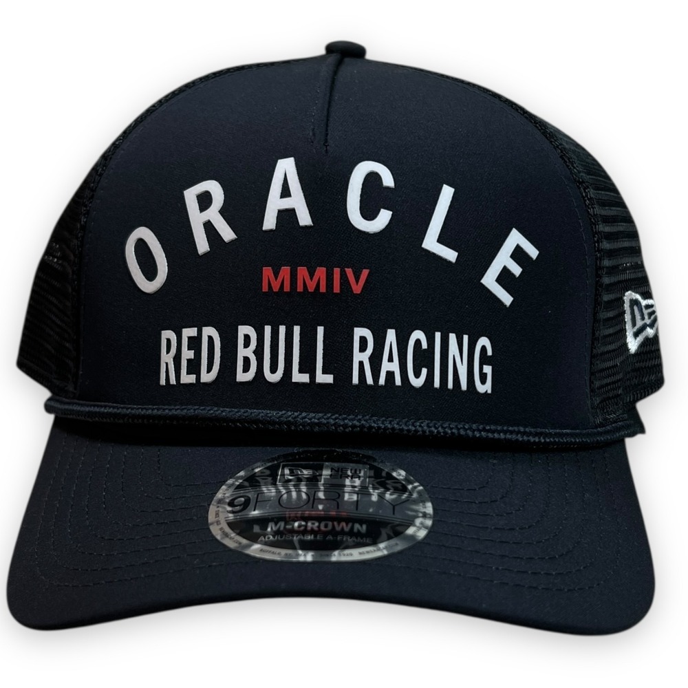 F1 Oracle Red Bull Racing New Era 9FORTY Hat Snapback M-Crown Trucker Cap Rope F